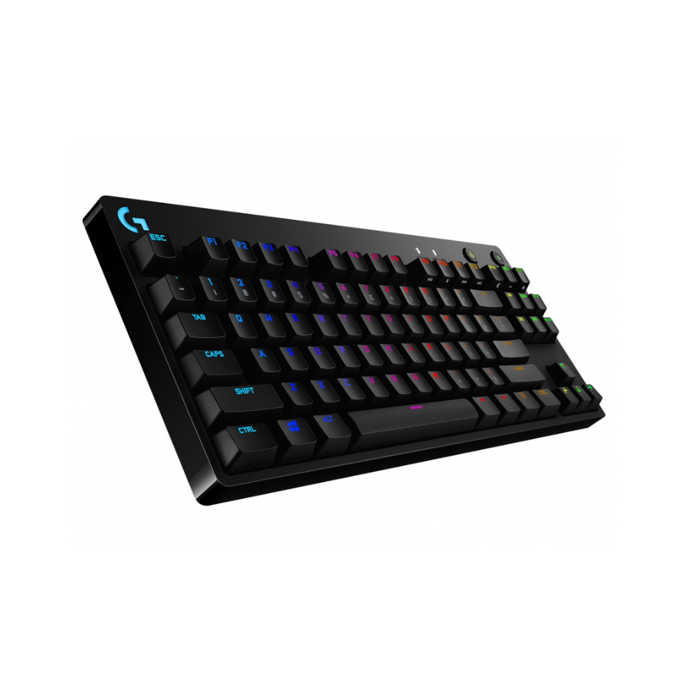 Teclado Logitech Pro Gaming USB RGB Lightsync Negro (920-009388)