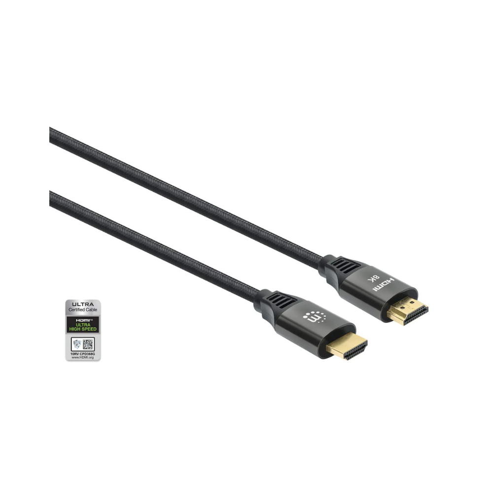 Cable HDMI Manhattan 2.1 Textil M-M 3.0M, 8K@60Hz (355957)
