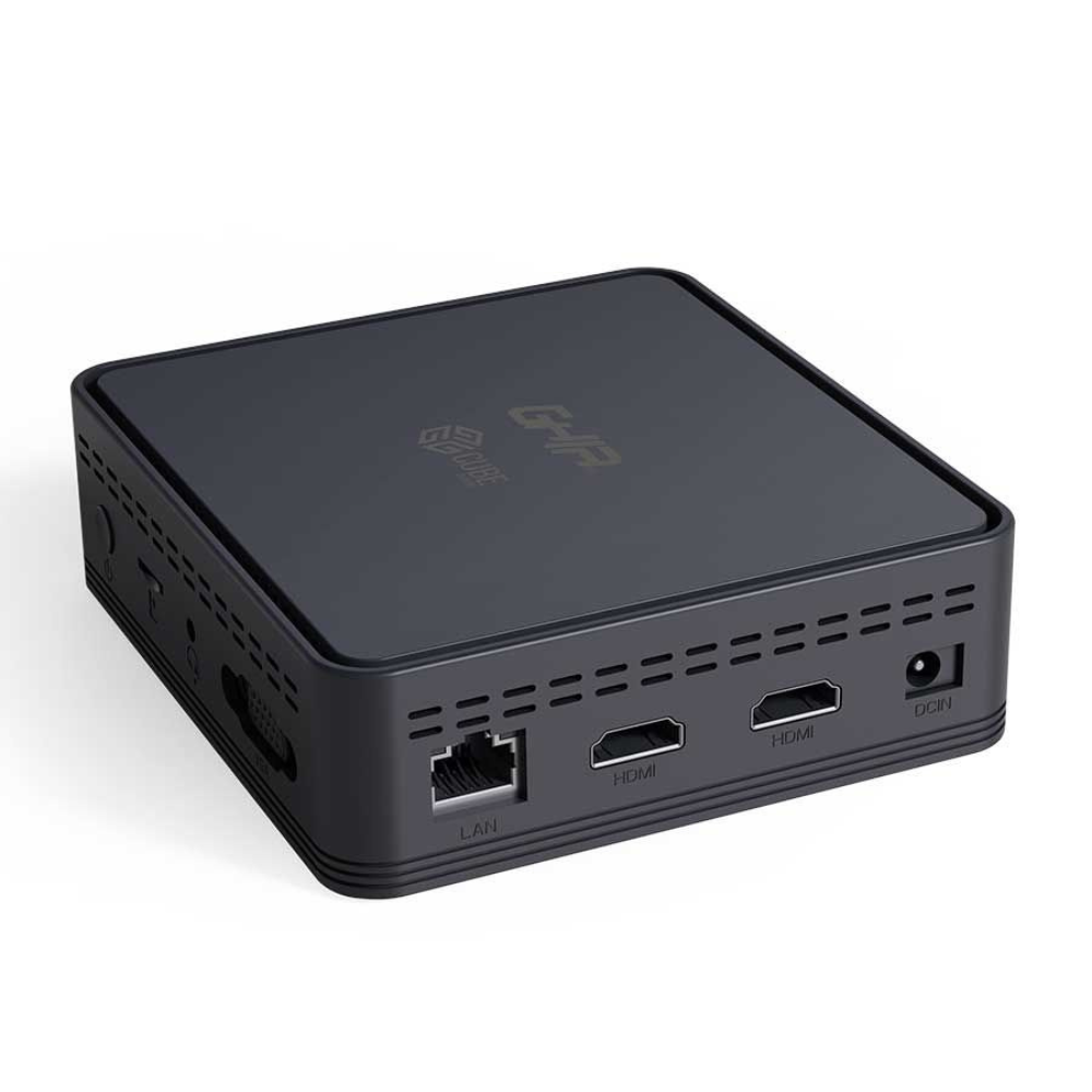 Mini PC Ghia Gcube, Intel Pentium Silver N5030 4 núcleos hasta 3.10 GHz, 4GB RAM, 128GB SSD M.2 SATA, Wi-Fi/Bluetooth, Win 11 Pro