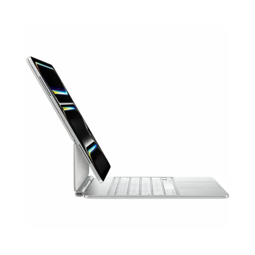 Estuche Teclado Apple Magic 13" iPad Pro 2024 Español Blanco Aluminio Cristal