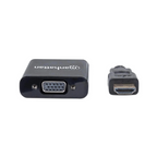 Convertidor Manhattan de Video HDMI a SVGA, Negro (151436)