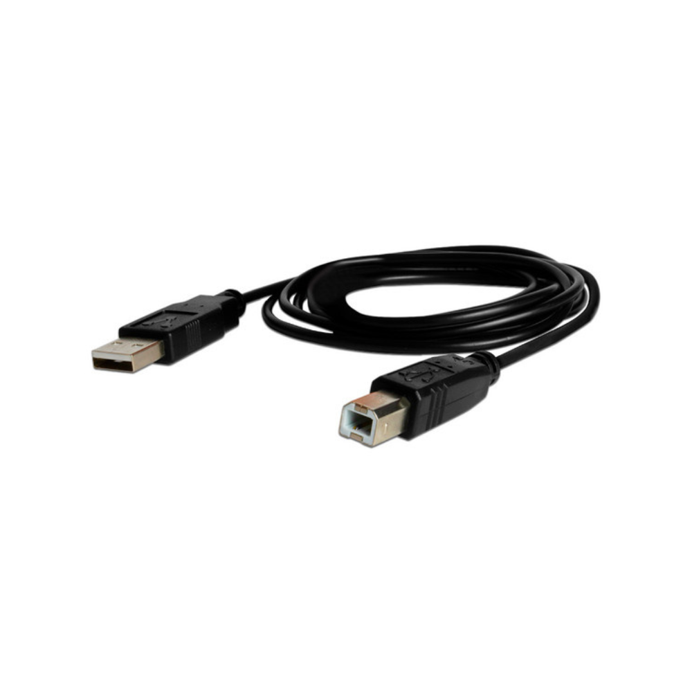 Cable Vorago para Impresora USB/AB 2.0 1.8M Negro (CAB-AB018)