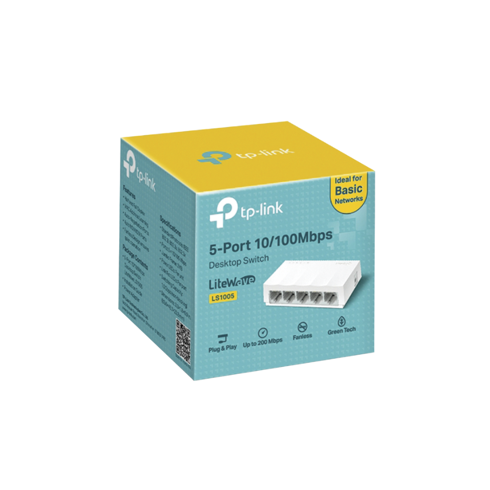 Switch de Escritorio 8 Puertos 10/100Mbps