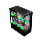 Gabinete Balam Rush Tank 9200 Media Torre USB 3.0 3 Ventiladores ARGB Negro — Modelo BR-938723