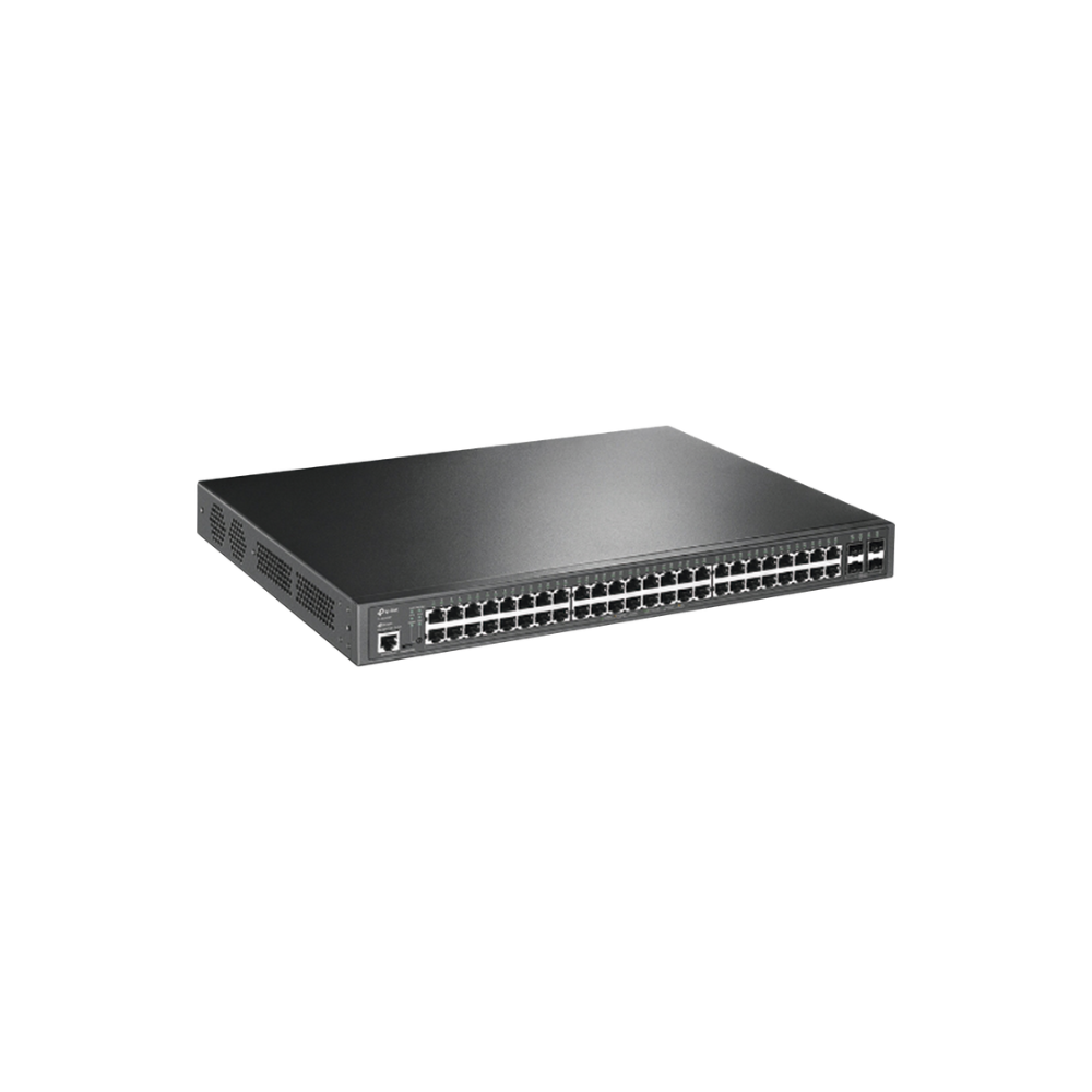 Switch L2+ Omada PoE+ 48 Puertos 10/100/1000Mbps + 4 SFP, Administracion Centralizada