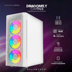 Gabinete Balam Media Torre Dragonfly II GM745, Cristal Blanco BR-935975