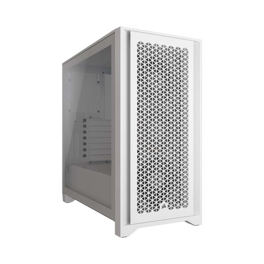 Gabinete Corsair iCUE 4000D RGB Airflow Mid Tower, Blanco CC-9011241-WW