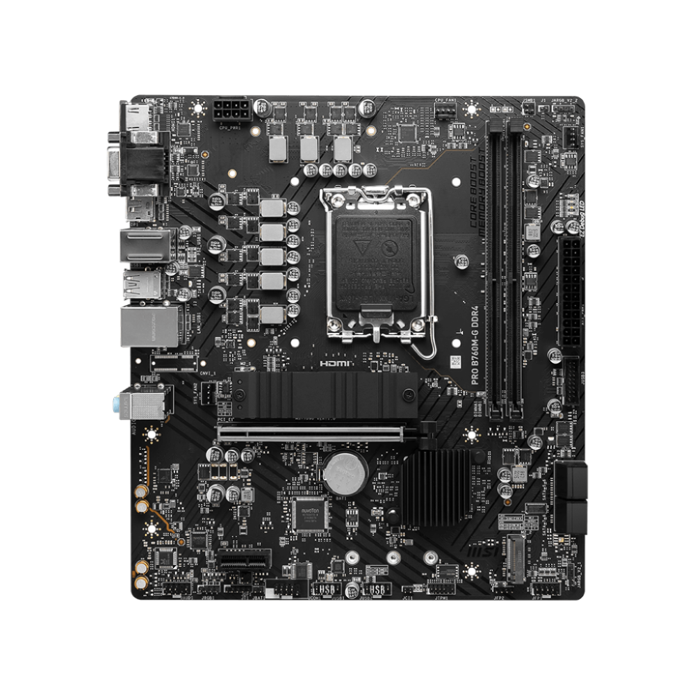 Tarjeta Madre MSI PRO B760M-G DDR4 Socket 1700 13ª Gen 2xDDR4 4800MHz HDMI / DisplayPort / VGA
