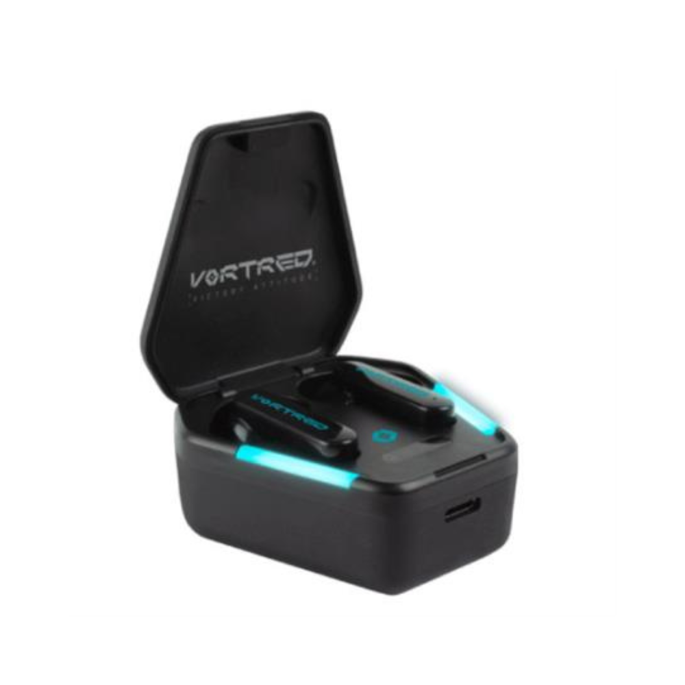 Audífonos Gaming Vortred War Inalámbricos TWS Bluetooth Negro