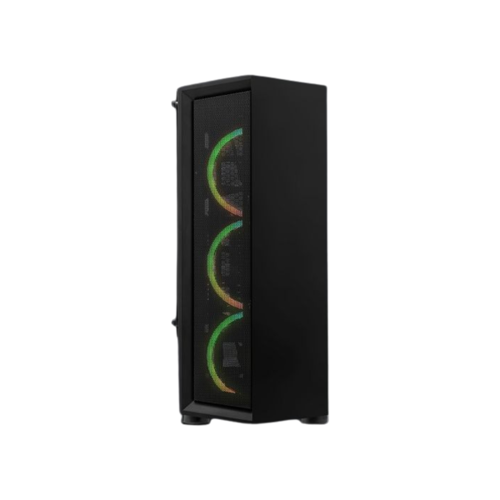 Gabinete Yeyian Ventle ATX, 3 Ventiladores ARGB, Cristal Templado (YCH-ATAB-01BK)