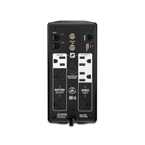 APC Back-UPS RS 700VA/420W 120V 6 Contactos (3 con Batería 3 con Supresión) Línea Interactiva