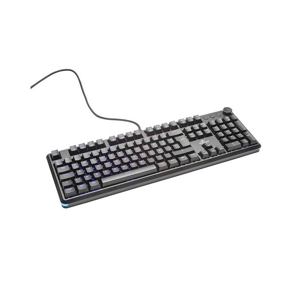 Teclado Gamer Yeyian YTM-28207R Asward S3000 Mecánico Switch Rojo RGB