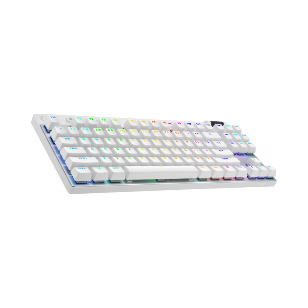 Teclado Logitech Pro X TKL Lightspeed Bluetooth USB RGB Blanco (920-012143)