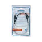 Cable DisplayPort Macho-M 1M Negro Blindado 4K@60Hz Manhattan (306935)