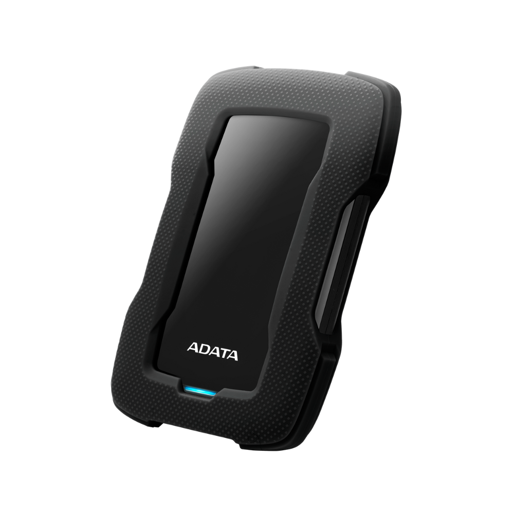 Disco duro externo Adata 4TB, 2.5", USB 3.1, contra golpes, color negro, AHD330.