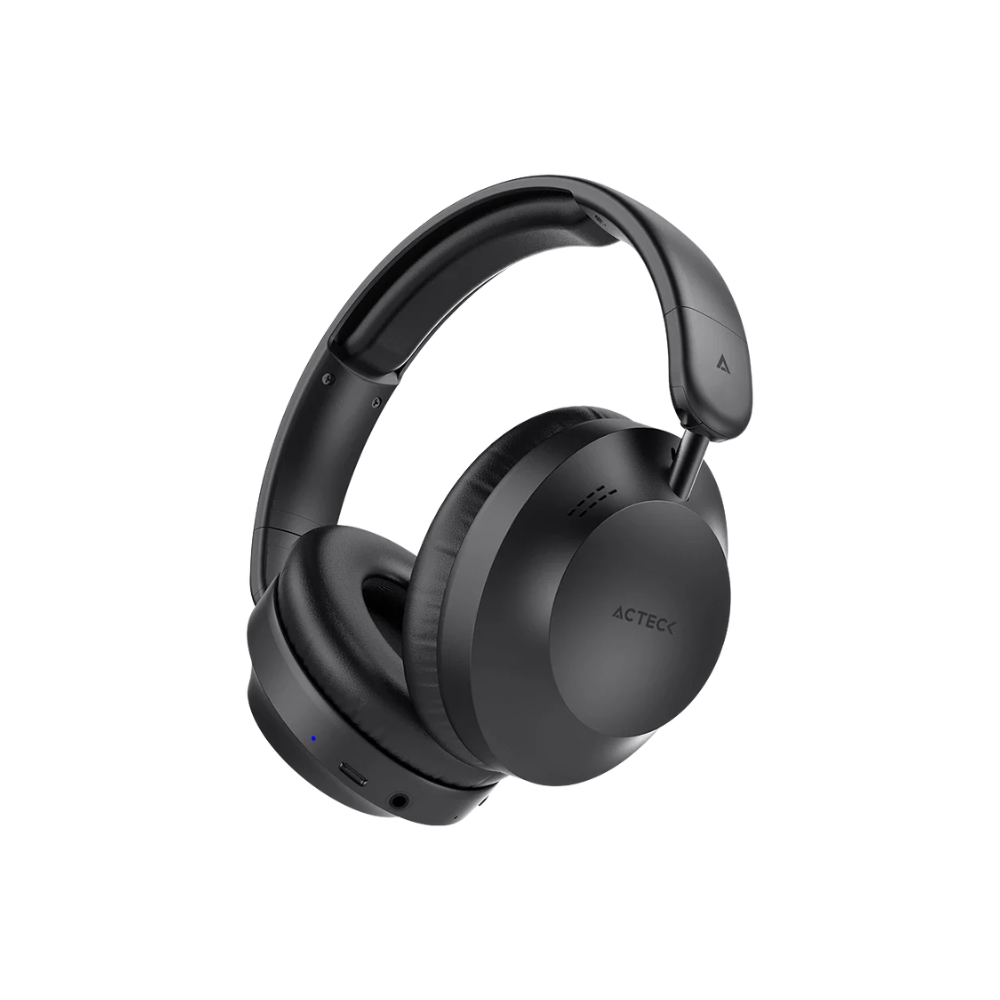 Audifonos Diadema Acteck TRITON PRO HP636 Negro Omnidireccional Bluetooth 5.4 y Conexion Aux