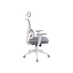 Silla Gaming Start The Game - Reclinable con Descansabrazos 1D, Blanca, Malla (CGM-400-WH)