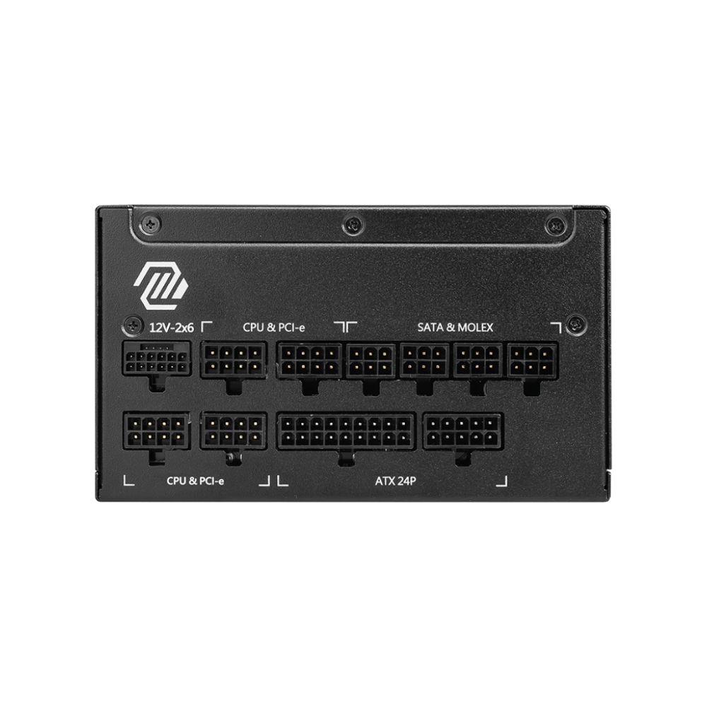 Fuente de Poder MSI MAG A1250GL PCIe5 1250W 80 Plus Gold Full Modular