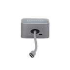 Docking Station GETTTECH GHW-69401 con RJ45, PD, SD/TF, USB, HDMI, Thunderbolt y Cargador Inalámbrico