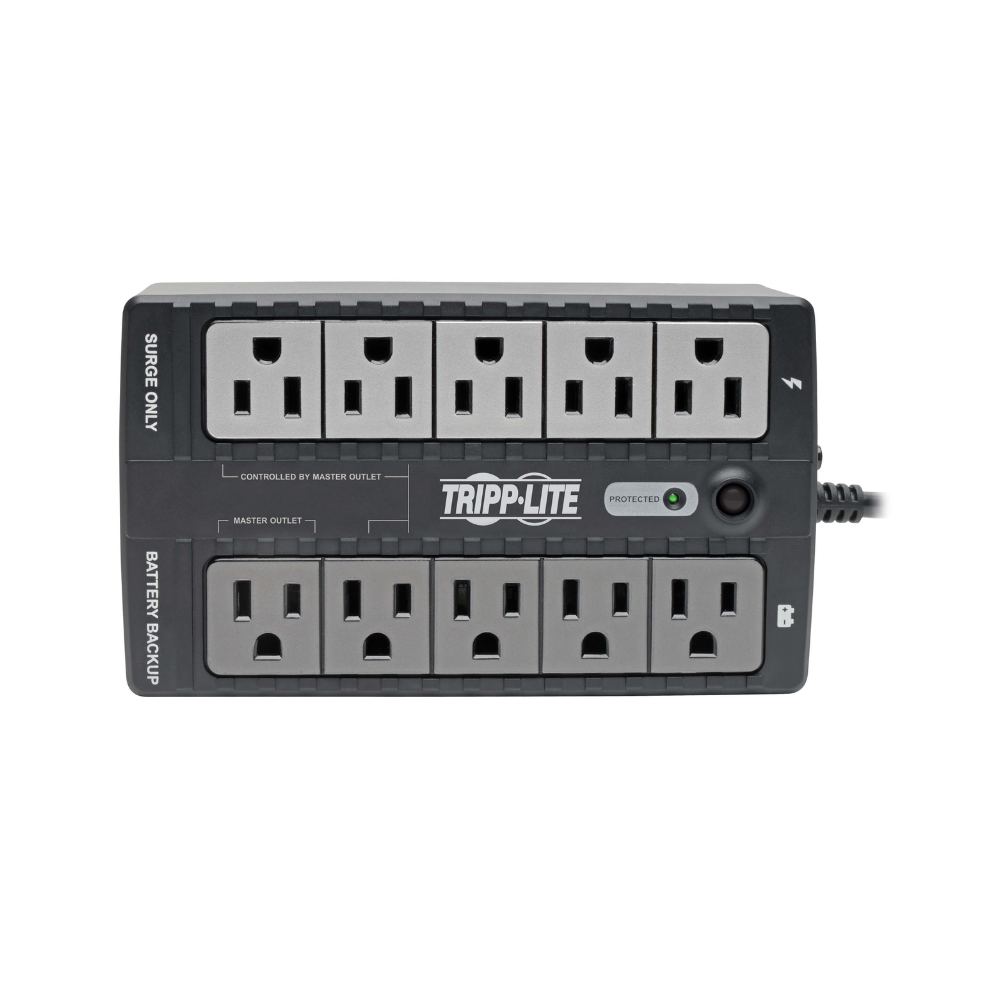 No Break Tripp-Lite Eco550UPS Standby Ahorro de Energía 550VA 300W 120V Eco USB 10 Salidas