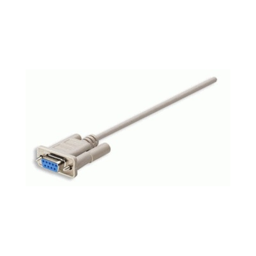 Cable Null Modem DB9 Hembra a DB25 Macho 1.8M Manhattan (314770)