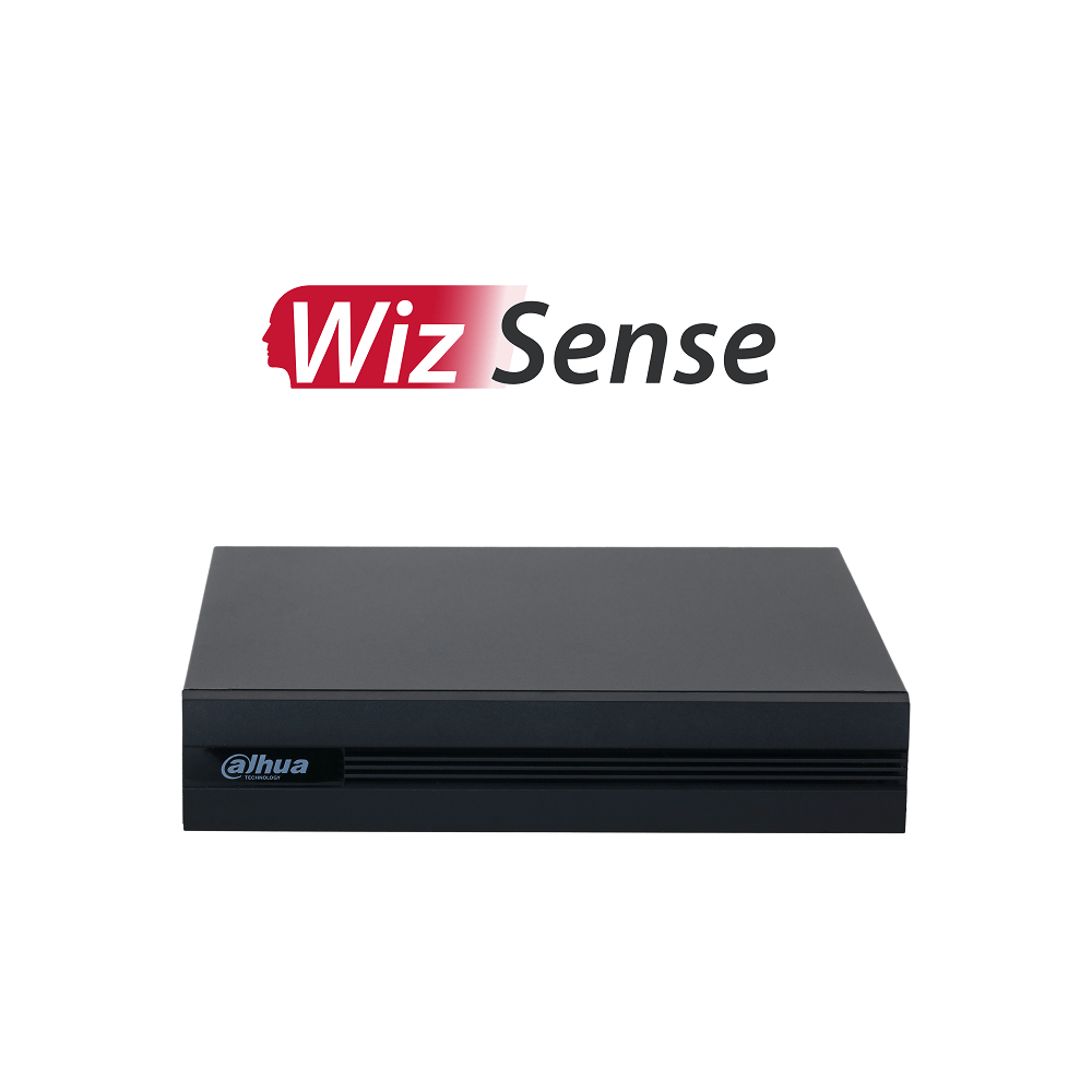 Kit Dahua 8 Canales, DVR Cooper-I WizSense IA, Cámaras B2A21 1080P Metálicas, H.265+, Detección de Humanos y Vehículos, Accesorios Incluidos