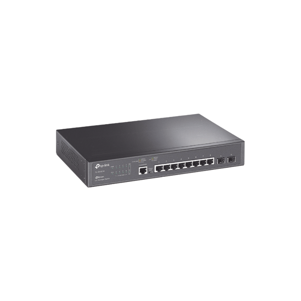 Switch JetStream SDN Administrable 8 Puertos 10/100/1000Mbps + 2 SFP, Administracion Omada SDN