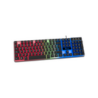 Teclado Stylos Alambrico Membrana 100% USB 1.4m Transparente (STTEALLED1T)