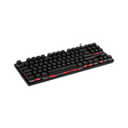 Teclado gamer Xzeal XST-300 alámbrico 87 teclas LED color negro