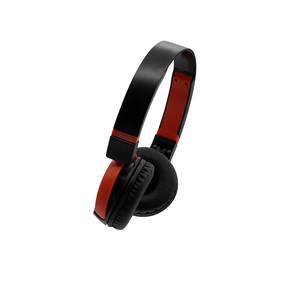 Diadema Headset GETTTECH GH-3000R Synergy con Microfono 3.5 mm Rojo