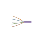 Bobina de Cable UTP Reelex, 4 Pares, Cat6 Desempeño, LS0H (Bajo Humo, Cero Halogenos), Violeta, 24 AWG, 305m