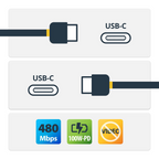 Cable USB-C 4m con Entrega de Potencia 5A USB 2.0 Certificado StarTech