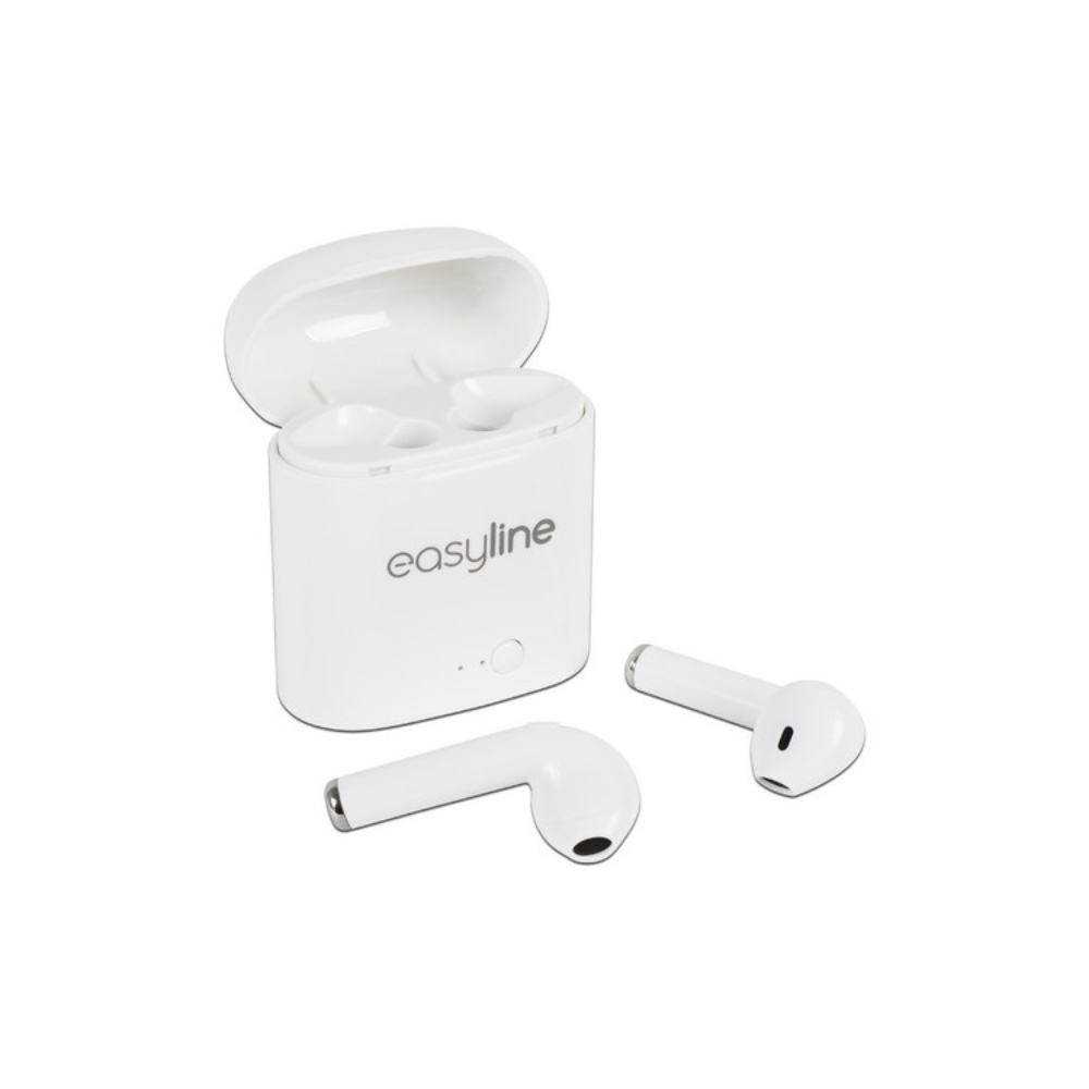 Audifonos In-Ear Easy Line Viva Buds TWS Blanco Bluetooth 5.0 EL-995470