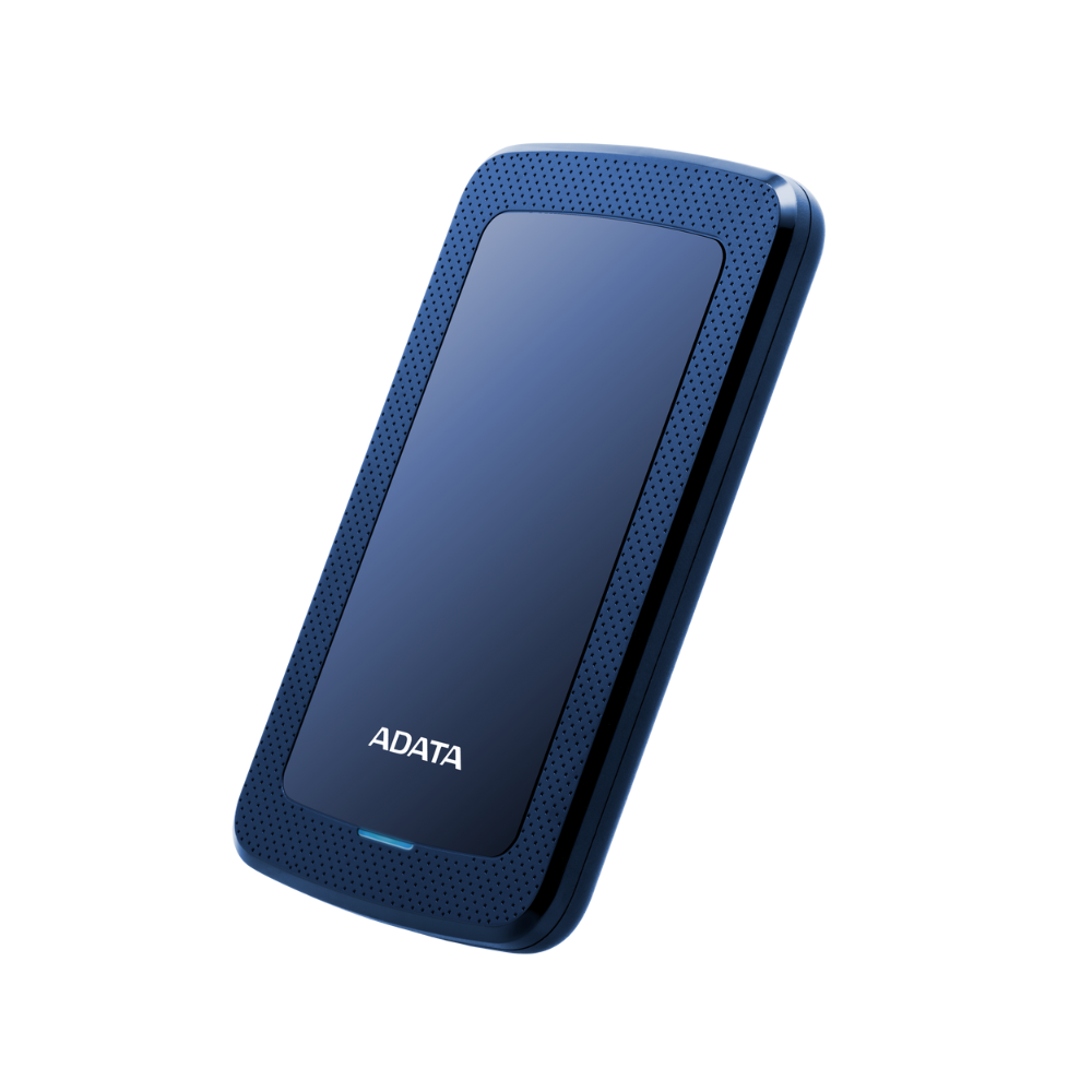 Disco duro externo Adata 1TB, 2.5", USB 3.1, HV300 Slim, color azul.