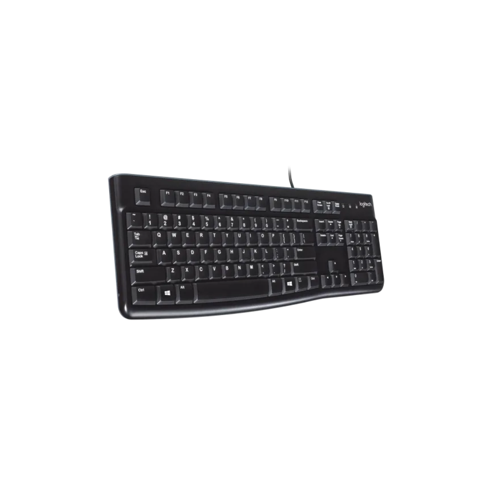 Teclado Logitech K120 Alámbrico USB Plug & Play Negro (920-004422)