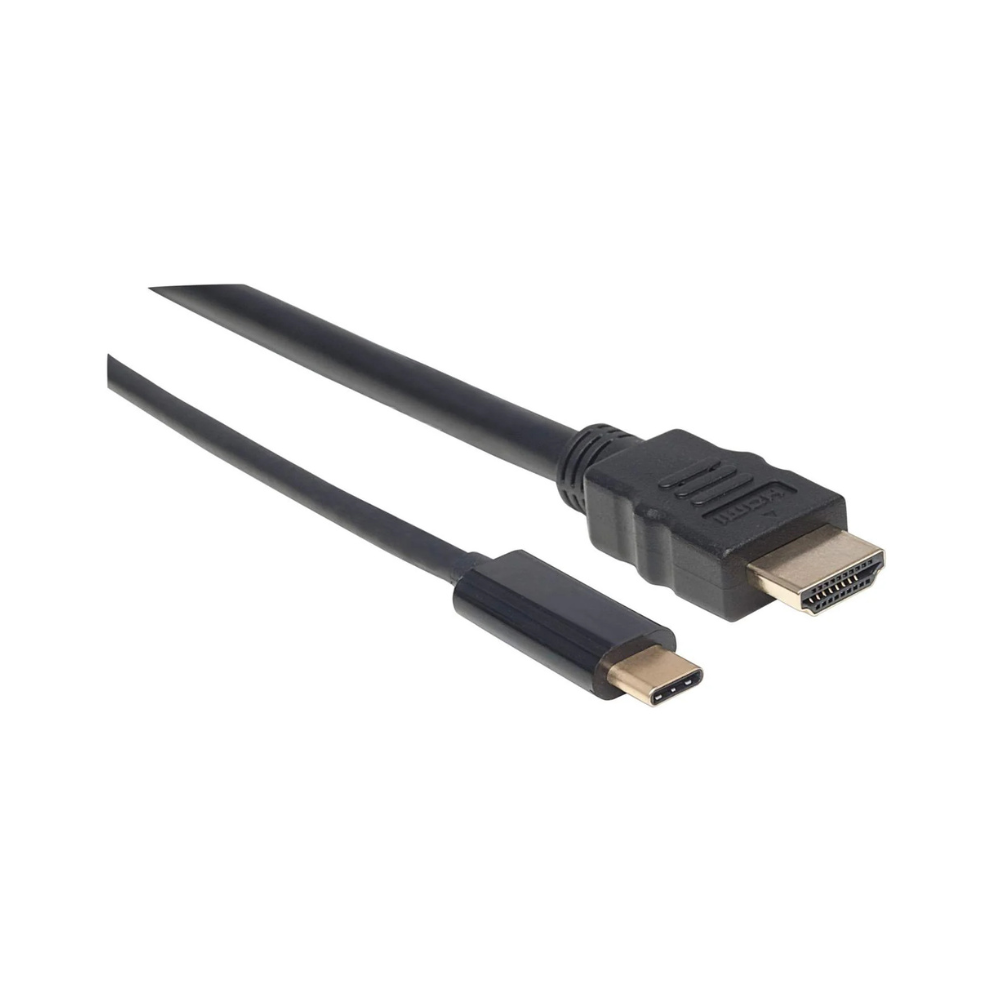 Cable USB Tipo C a HDMI M-M 1.0M V3.1 4K Manhattan (152235)