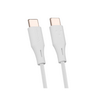 Cable Vorago USB Tipo C a USB Tipo C 1M Carga Rápida Blanco (CAB-CC01W)