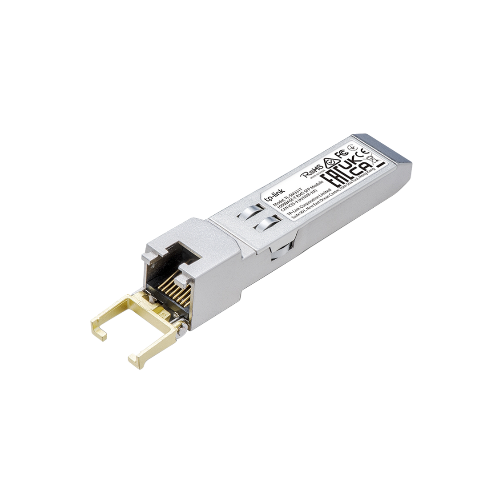 Transceptor mini-GBIC SFP RJ45 1000BASE-T, Hasta 100m, Conector RJ45