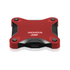 Unidad de Estado Solido Externo ADATA SD620 de 512GB, USB 3.2, Rojo.
