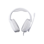 Audífonos Diadema TechZone NASA Alámbricos 3.5mm USB RGB Blanco con Micrófono