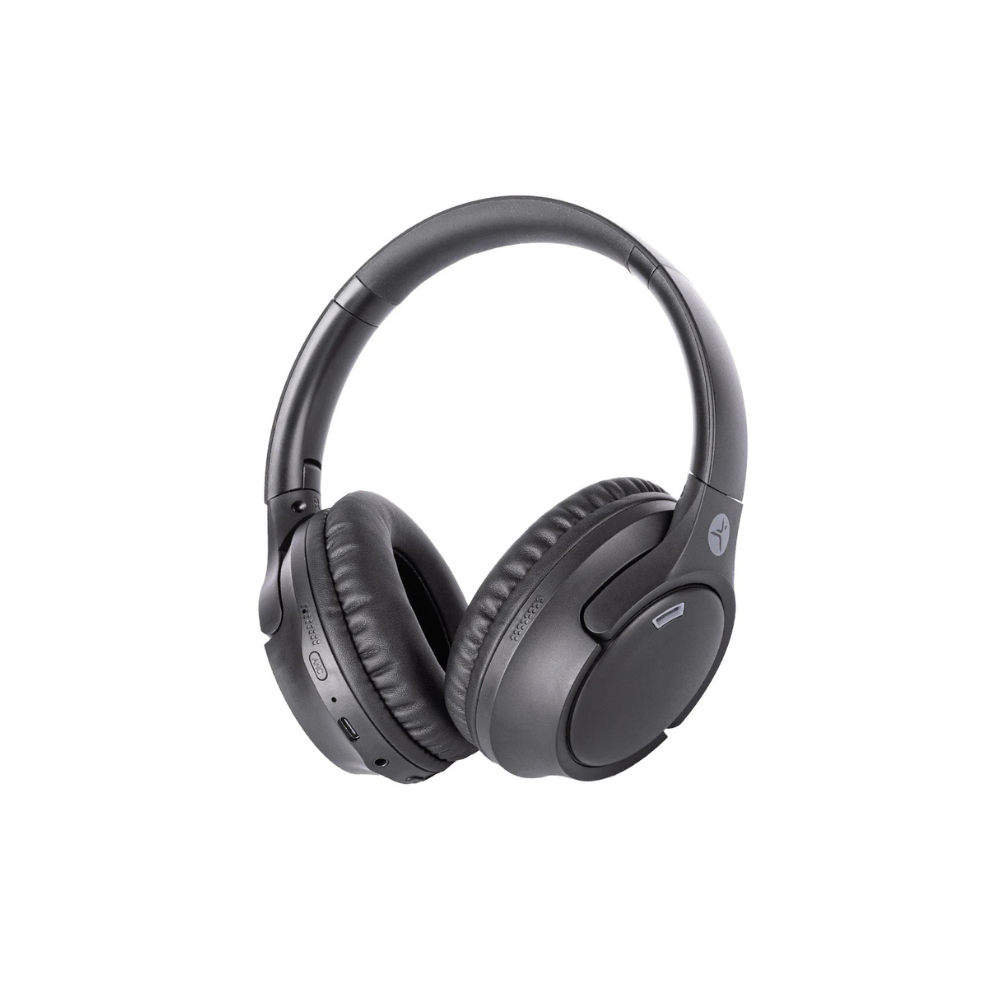 Audífonos Diadema DJ TechZone Bluetooth con Cancelación de Ruido Activa, Hasta 6 hrs