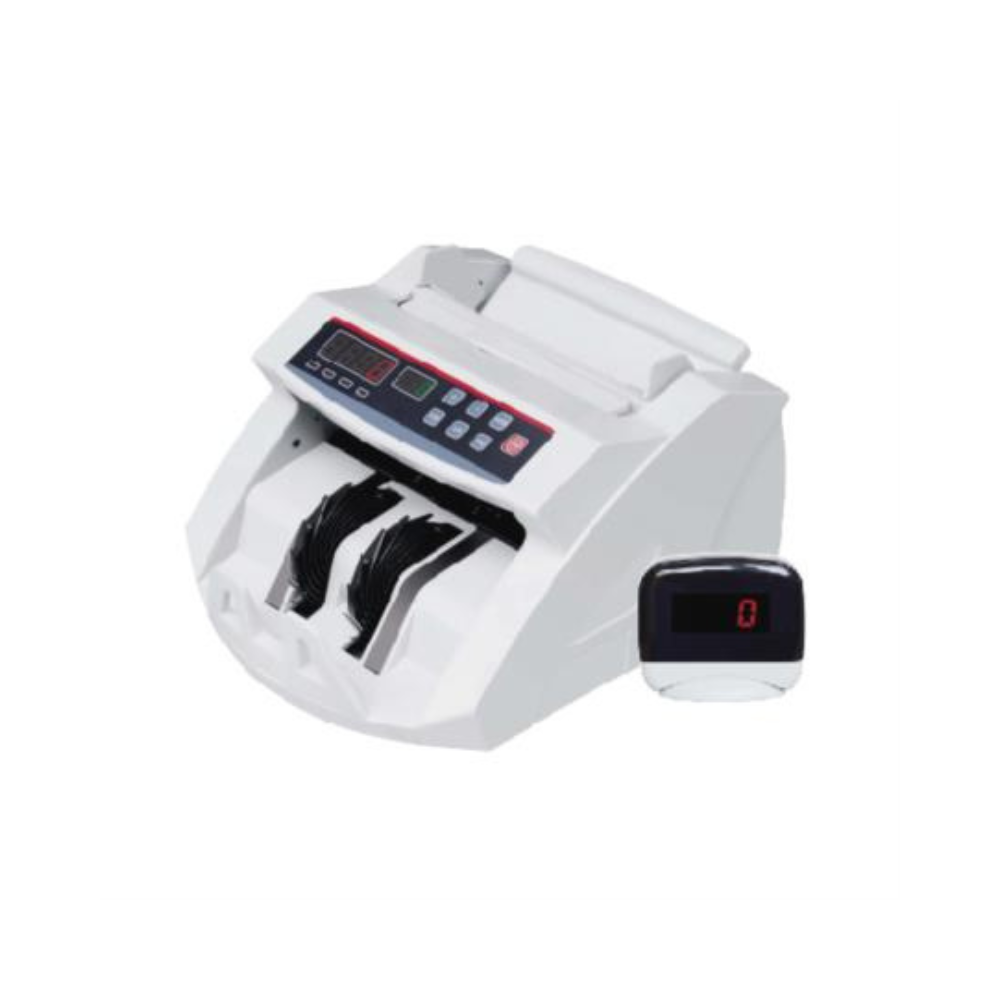 Contadora de Billetes Nextep con Detector Magnético y Ultravioleta, Blanca NE-206