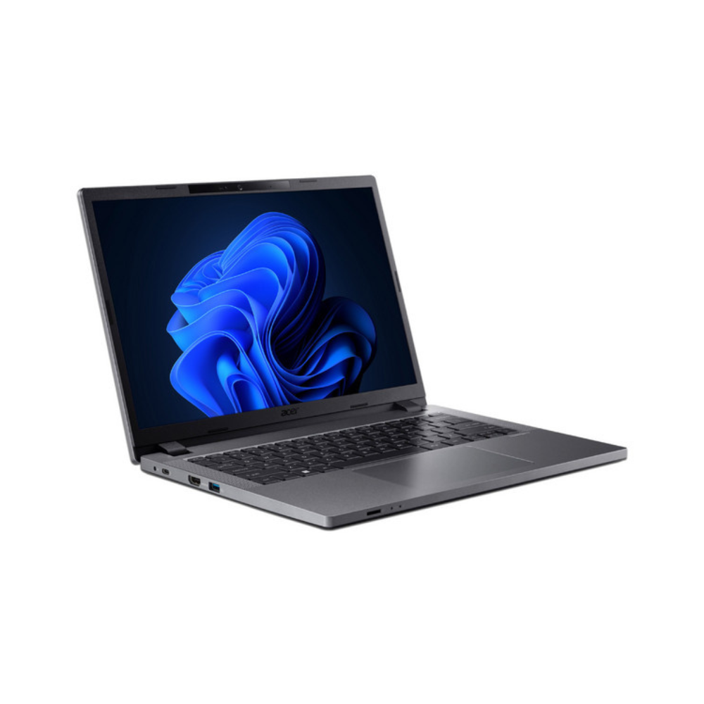 Laptop Acer TravelMate P2 14" Core i5-1335U 8GB RAM 512GB SSD Windows 11 Pro Gris Acero Garantía 1 Año + Seguro Robo