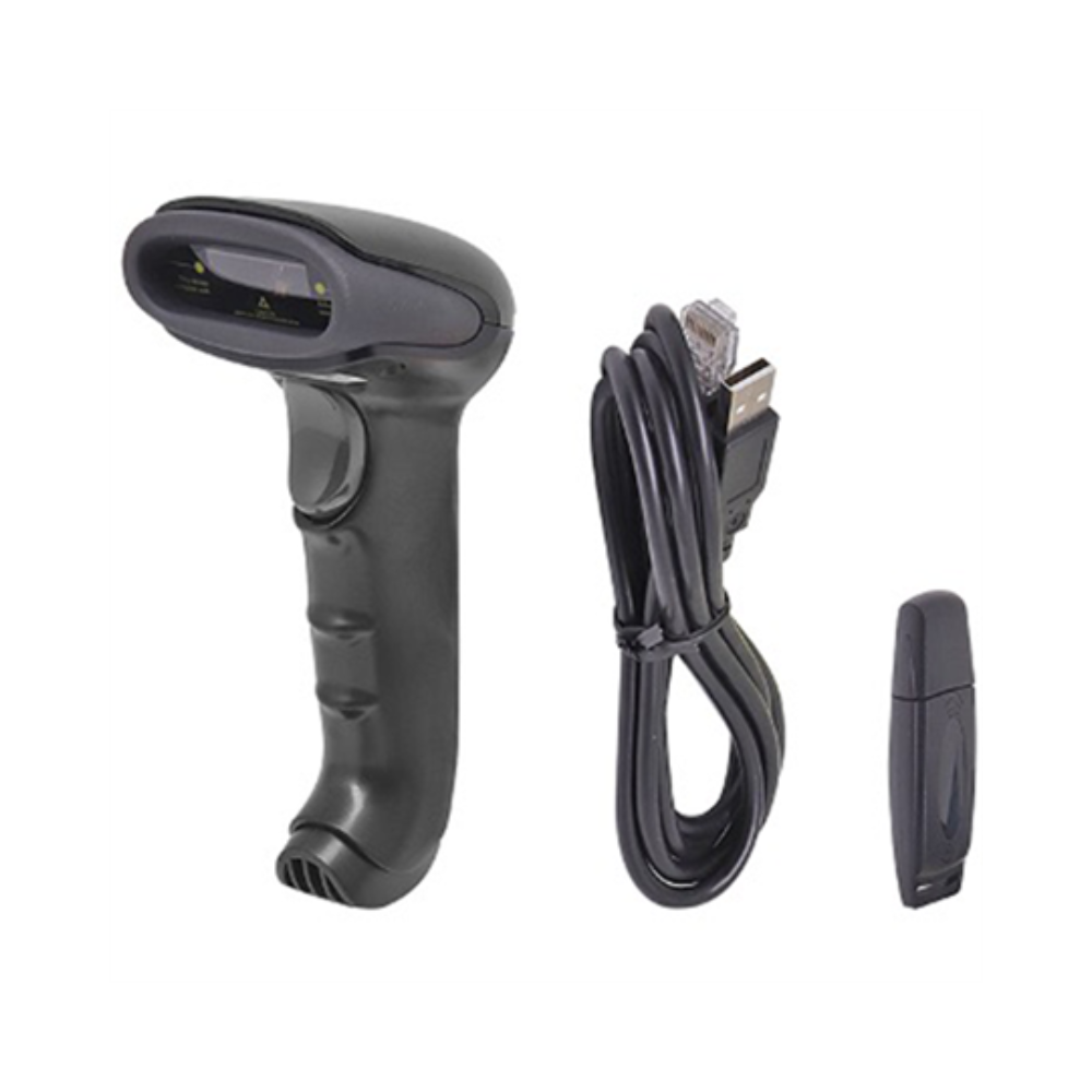 Lector de Código de Barras Nextep Inalámbrico 1D USB Negro NE-500I