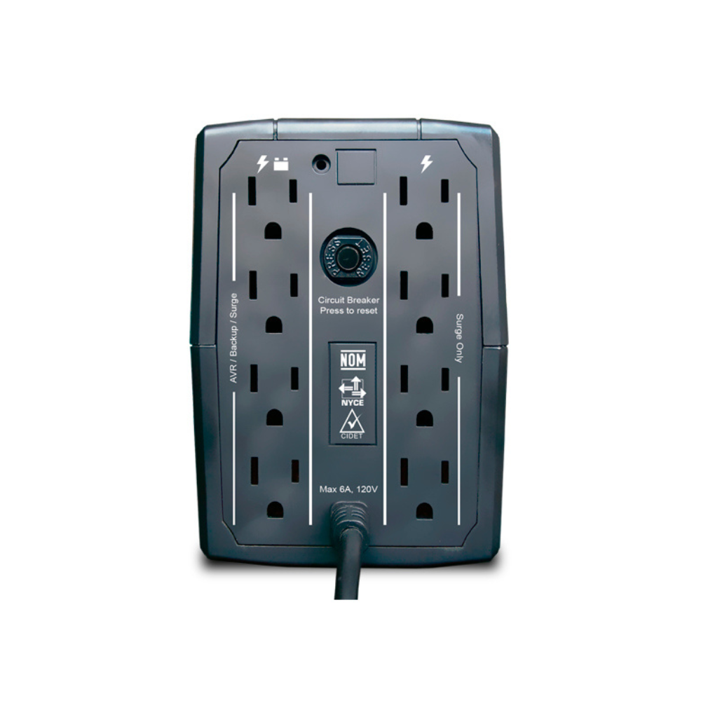 No Break CDP R-UPR1008 1000VA 500W 8 Contactos