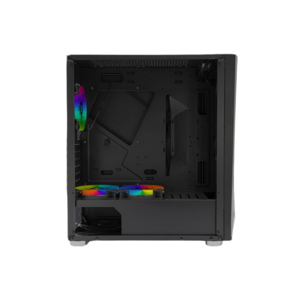 Gabinete Yeyian Armageddon 2200 ATX, Lateral de Cristal, 3 Ventiladores RGB, USB, Negro (YGA-68809)