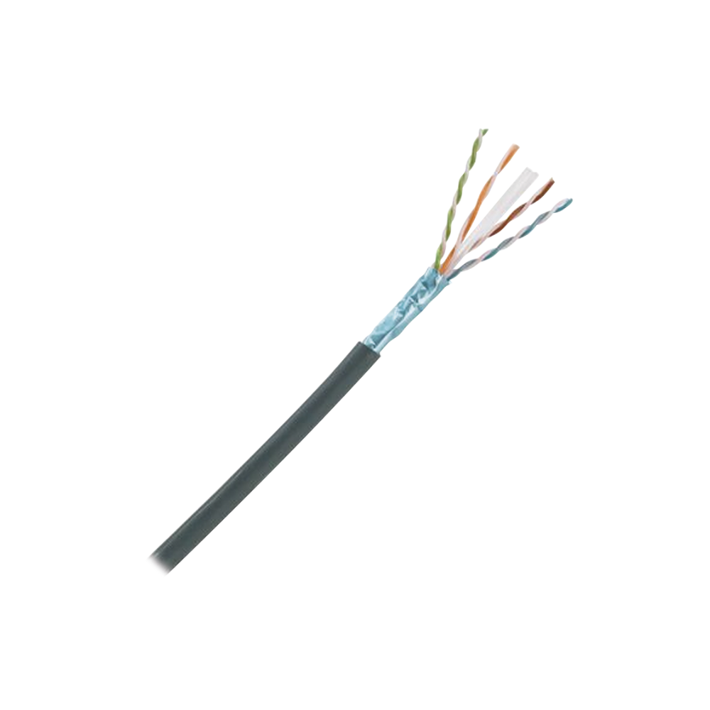 Bobina de Cable Planta Externa con Gel F/UTP Cat6A Blindado 305m Negro