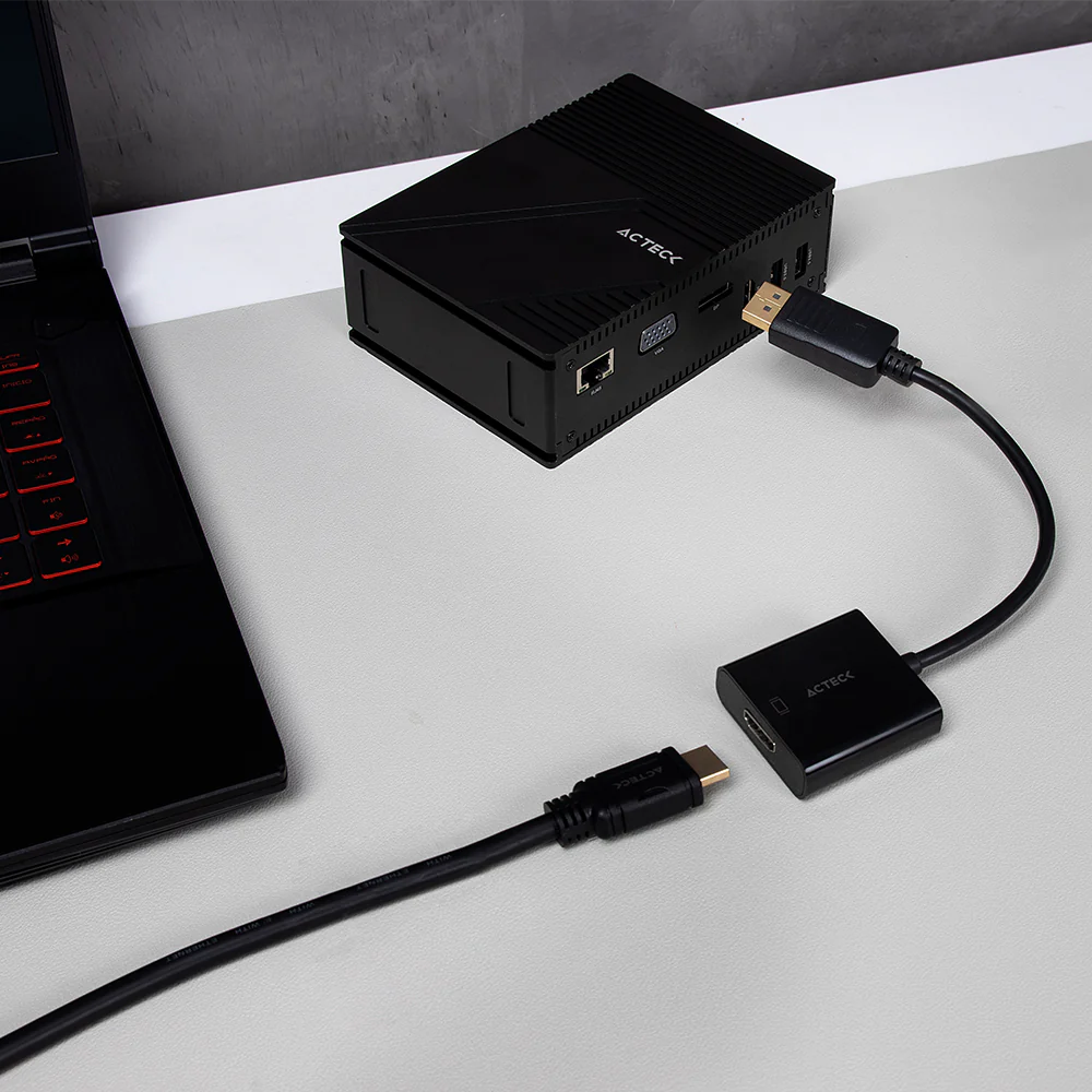 Adaptador Acteck DP a HDMI Shift Plus AH435 4K M-H (AC-934763)