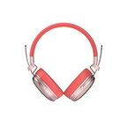 Audi­fonos Inalambricos Acteck Over Ear Luxe Chic HP710 Salmon Bluetooth 5.4 Cancelacion de ruido Hibrido Microfono Omnidireccional