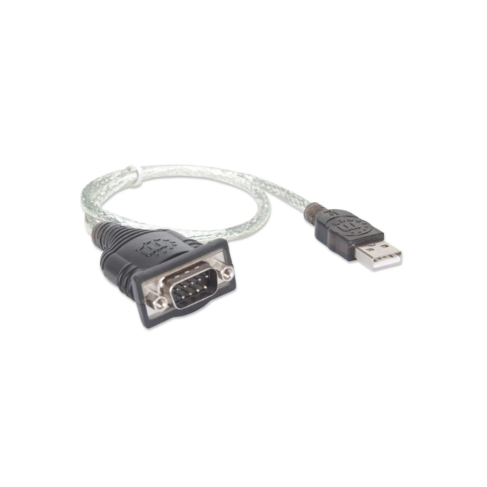 Convertidor Manhattan USB 1.1 a Serial DB9M RS232 45 cm (205146)